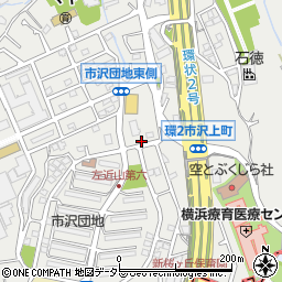 神奈川県横浜市旭区市沢町614-4周辺の地図