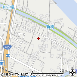 島根県松江市東津田町822周辺の地図