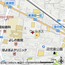 島根県松江市東津田町1128周辺の地図