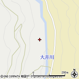 大井川周辺の地図