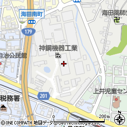 神鋼機器工業株式会社　営業部門周辺の地図