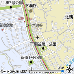 神奈川県横浜市瀬谷区北新32周辺の地図
