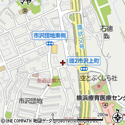神奈川県横浜市旭区市沢町614周辺の地図