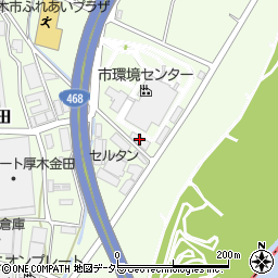 神奈川県厚木市金田1654周辺の地図