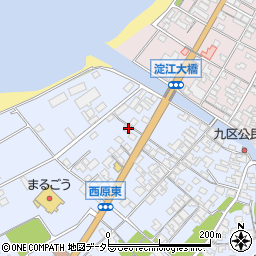 鳥取県米子市淀江町西原1326-5周辺の地図