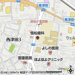 島根県松江市東津田町1181周辺の地図
