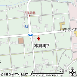西田醫院周辺の地図