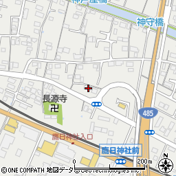 島根県松江市東津田町975周辺の地図