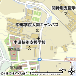 岐阜県関市桐ケ丘周辺の地図