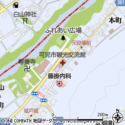 可児市役所　兼山児童館周辺の地図