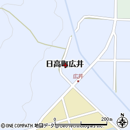 兵庫県豊岡市日高町広井周辺の地図