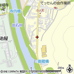 兵庫県豊岡市出石町小人周辺の地図