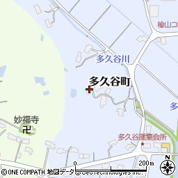 島根県出雲市多久谷町159周辺の地図