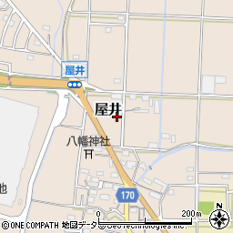 岐阜県本巣市屋井1349周辺の地図