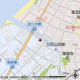 鳥取県米子市淀江町西原1325-2周辺の地図