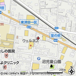島根県松江市東津田町1098周辺の地図