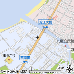 鳥取県米子市淀江町西原1313-2周辺の地図
