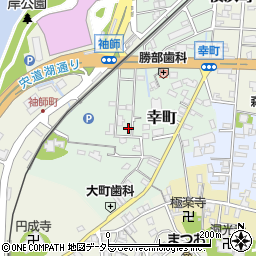 島根県松江市幸町周辺の地図