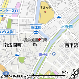 横浜油脂工業株式会社周辺の地図