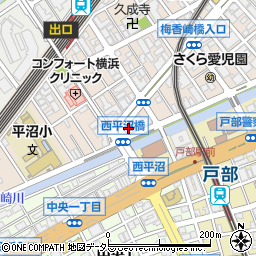 横浜私書箱センター周辺の地図