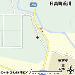 兵庫県豊岡市日高町荒川53周辺の地図