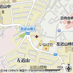 神奈川県横浜市旭区左近山1116周辺の地図