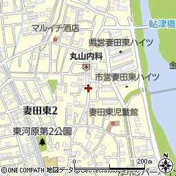 神奈川県厚木市妻田東周辺の地図