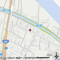 島根県松江市東津田町722周辺の地図