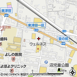 島根県松江市東津田町1133周辺の地図