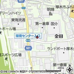 神奈川県厚木市金田1050周辺の地図