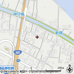 島根県松江市東津田町841周辺の地図