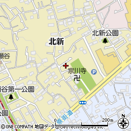 神奈川県横浜市瀬谷区北新26-74周辺の地図