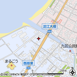 鳥取県米子市淀江町西原1326-4周辺の地図