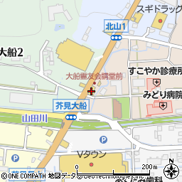 トヨタカローラネッツ岐阜　芥見店周辺の地図