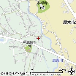 神奈川県厚木市下古沢695周辺の地図