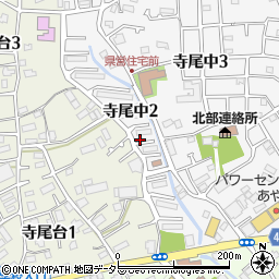 綾瀬寺尾団地周辺の地図