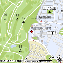 神奈川県厚木市王子3丁目3周辺の地図
