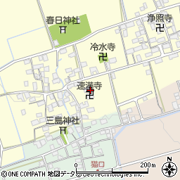 速満寺周辺の地図