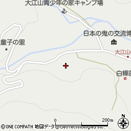 大江山酒呑童子の里周辺の地図