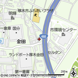 神奈川県厚木市金田1137周辺の地図