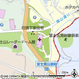 富士吉田市歴史民俗博物館（ふじさんミュージアム）周辺の地図