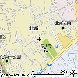 神奈川県横浜市瀬谷区北新26-72周辺の地図