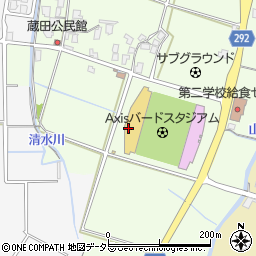 鳥取市立　市営サッカー場バードスタジアム周辺の地図