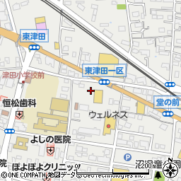 シニアコート東津田周辺の地図