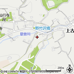 神奈川県厚木市上古沢878周辺の地図