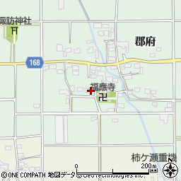 岐阜県本巣市郡府13周辺の地図