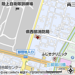 鳥取県西部広域行政管理組合消防局周辺の地図