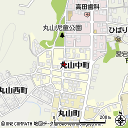 京都府舞鶴市丸山中町周辺の地図