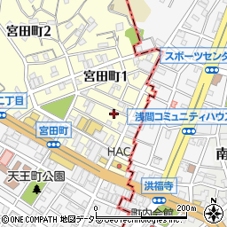 神奈川県横浜市保土ケ谷区宮田町1丁目6-6周辺の地図