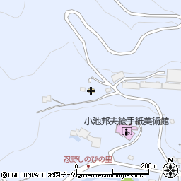 天祥庵周辺の地図